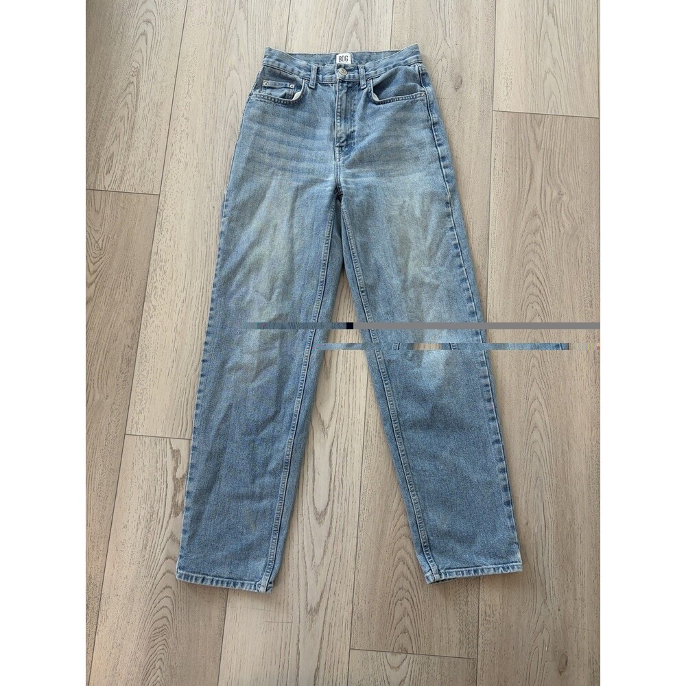 BDG Urban Outfitters Baggy Wide Leg Jeans Medium Wash Blue Denim 26W High Rise